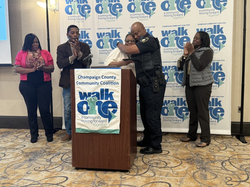 Special Tribute from A Cry for You to Chief of Police Timothy Tyler honoring the efforts of Champaign Police in reducing gun violence and the support offered to mother's who have experienced loss.